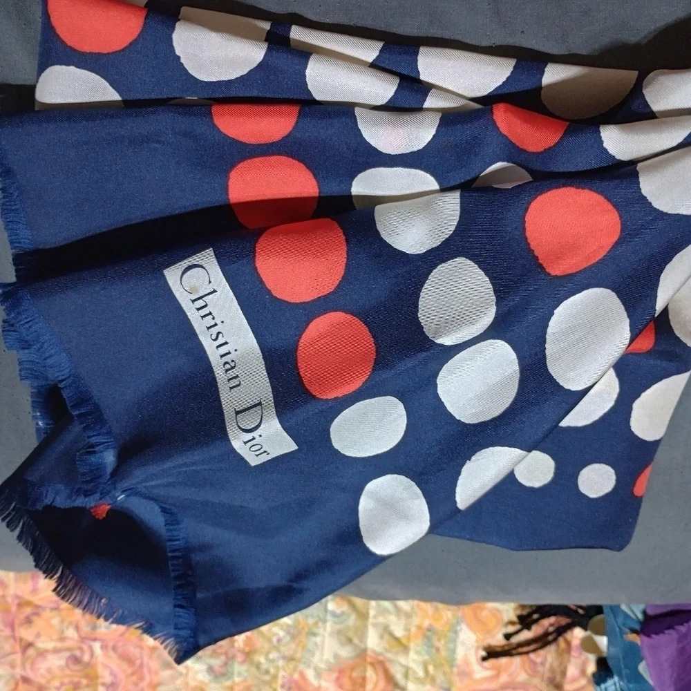 Christian Dior silk scarf